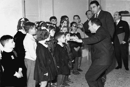 recita alla radio dei ragazzi della scuola elementare di librizzi, 1963